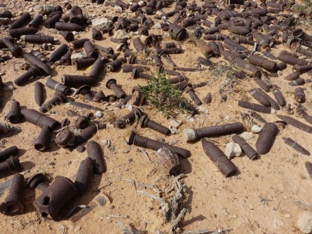WW2 ERW on ground in Libya